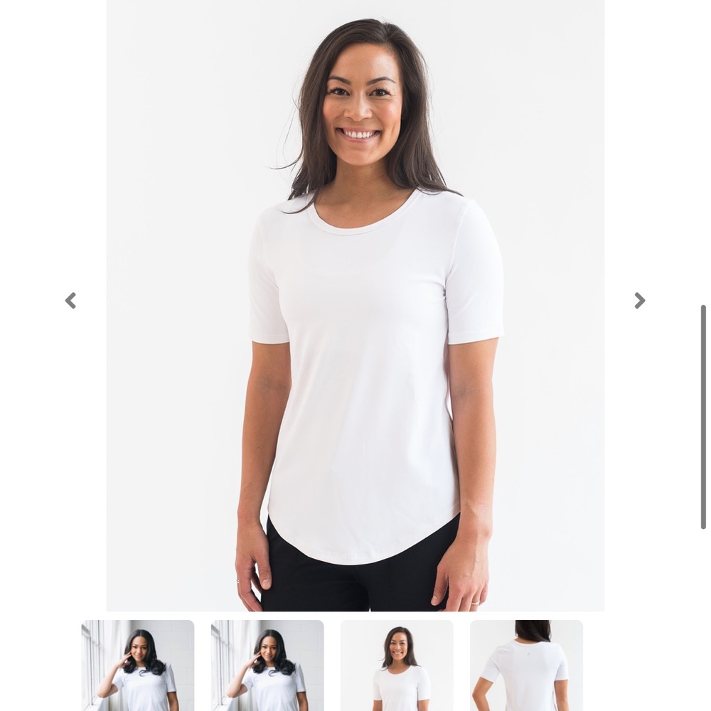 Zyia White Go To T.